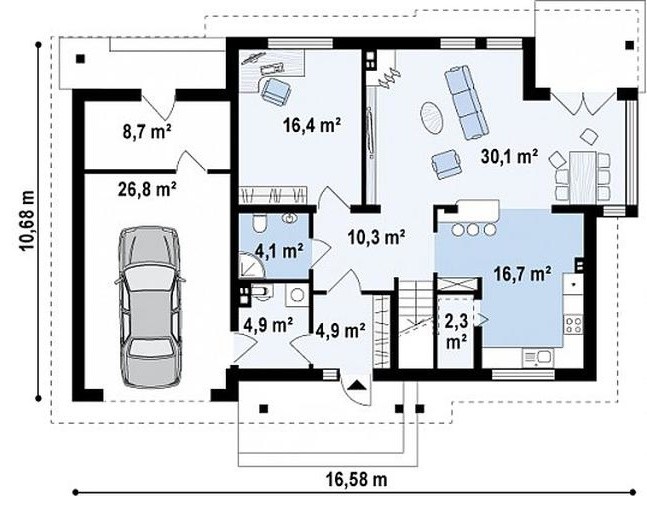 план 1 этажа