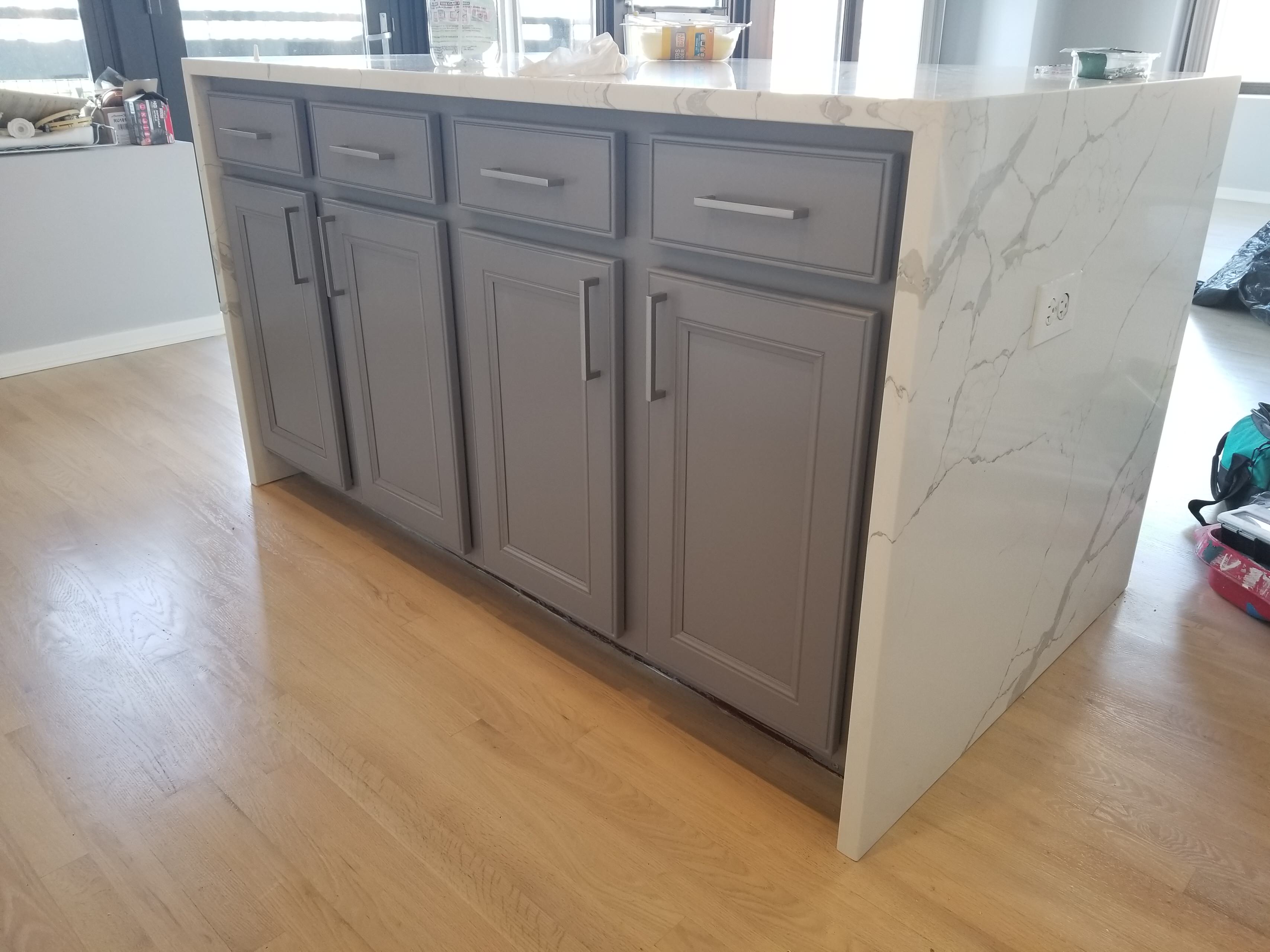 kitchen makeover  and cabinets refinish