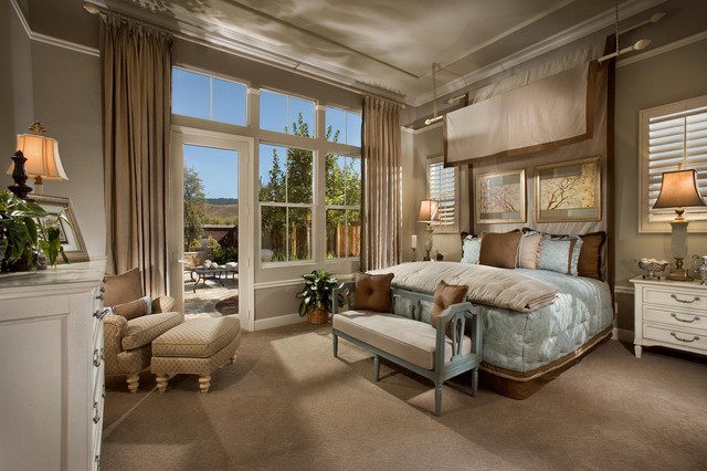 french style master bedroom - traditional - bedroom - san francisco