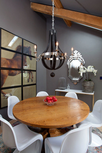 Cotwalds Cottage eclectico-comedor