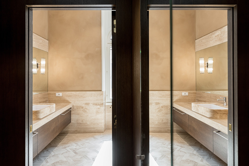 Ispirazione per un bagno di servizio contemporaneo