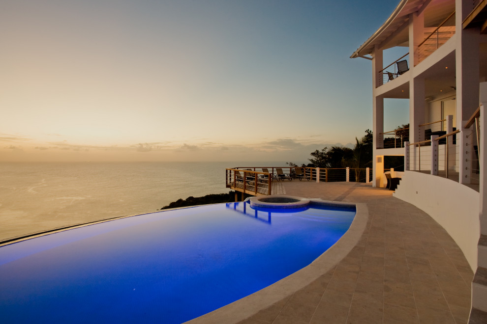 View from infinity pool
