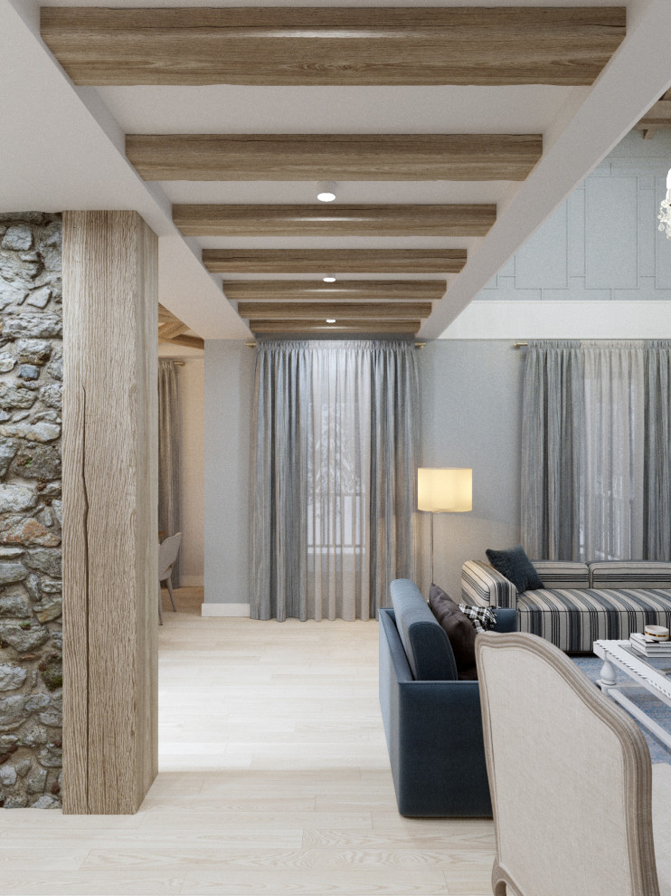 Дизайн проект каркасного дома в коттеджном поселке "Чайка", Московская область