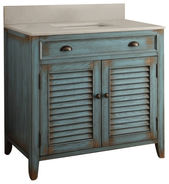 Abbeville Vanity Blue 36 Beach Style Bathroom Vanities And Abbeville Vanity Blue 36