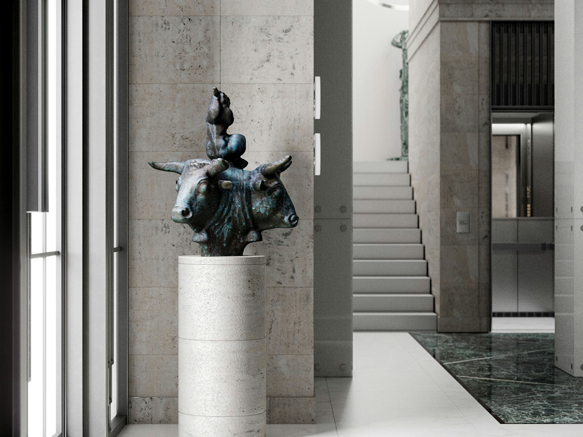 Зонна лобби гостиницы Графский причал