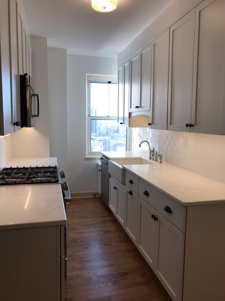 Inspiration for a transitional kitchen remodel in Chicago