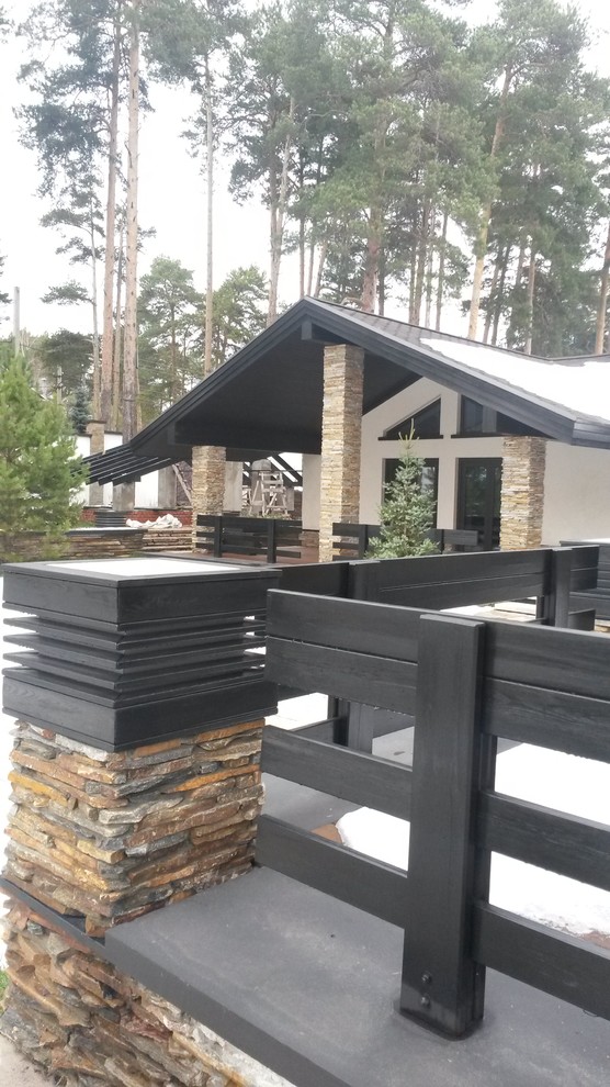 Большой дом с бассейном в стиле ШАЛЕ