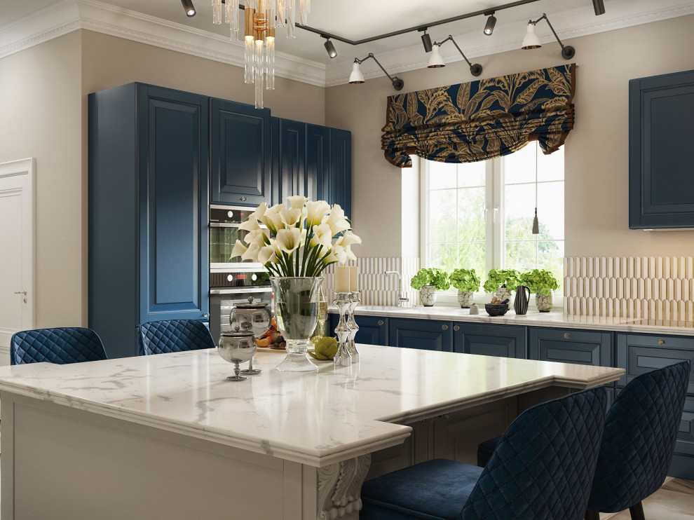 Акцентный синий