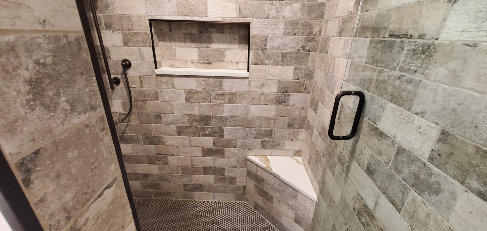 Custom shower finished