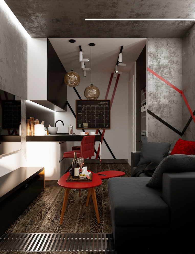 Дизан квартиры 50 кв.м в стиле Лофт