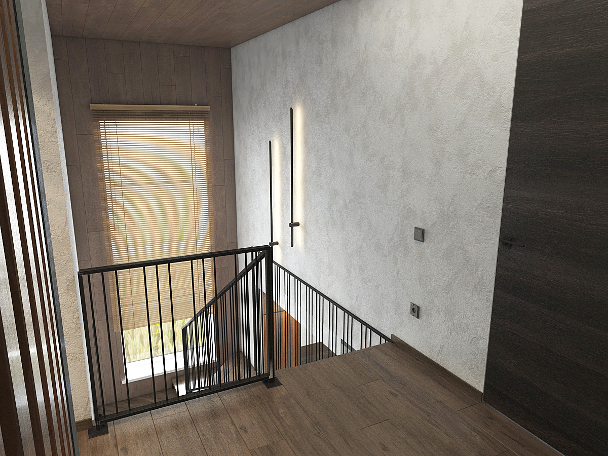 Проект дома общей площадью 198 м2