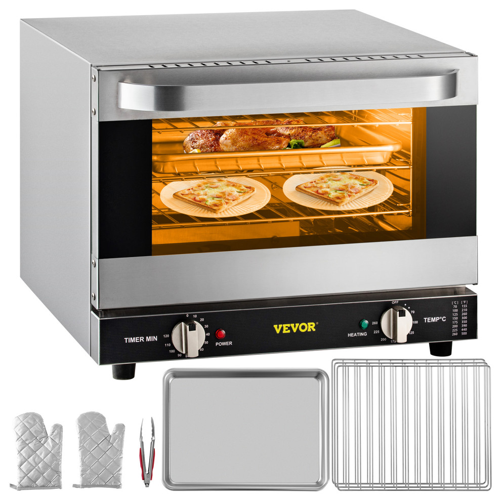 VEVOR Convection Oven Countertop Conventional Oven Electric Baking Oven
