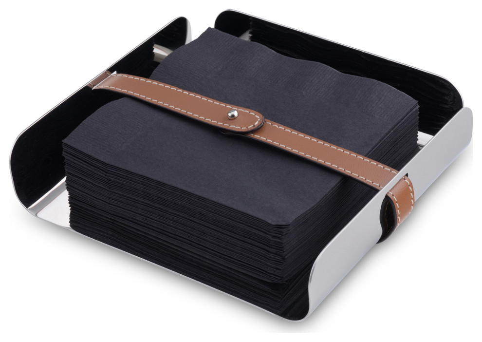 Nambe Tahoe Napkin Holder Modern Napkin Holders by pruneDanish