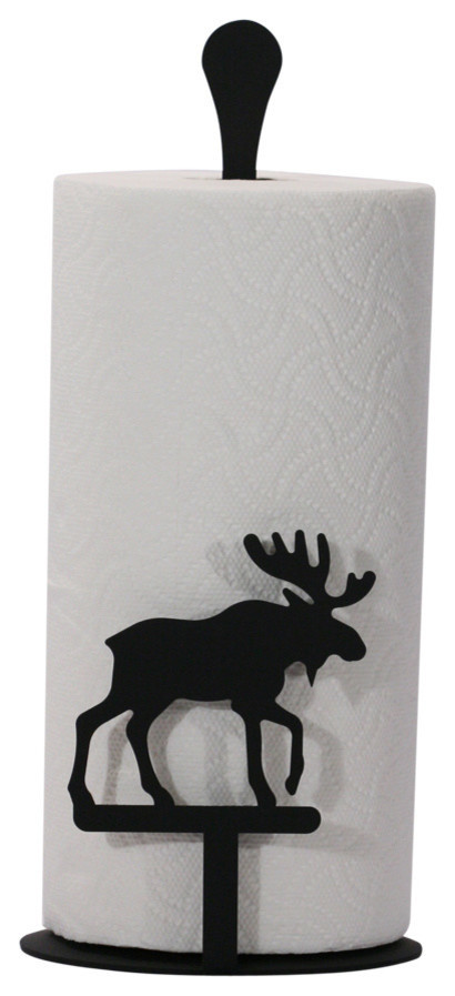 Rooster Paper Towel Stand, Moose