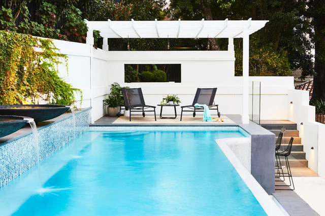 Ivanhoe Project contemporaneo-piscina