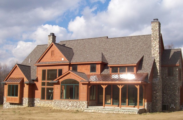 Residential projects lantlig-fasad