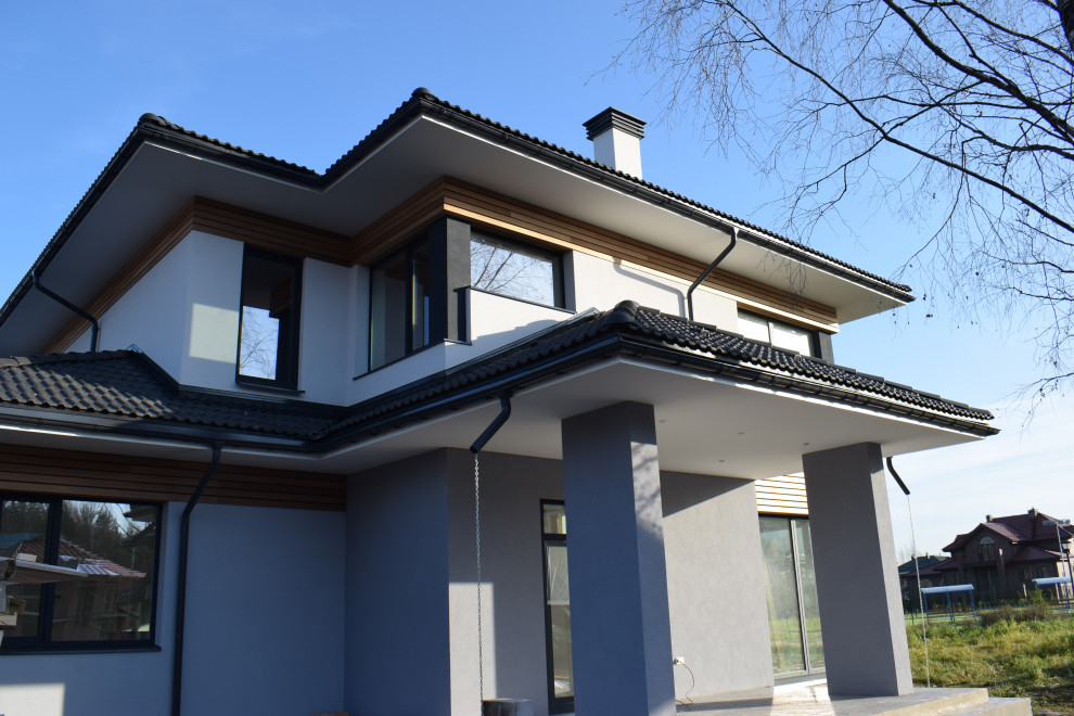 Юкки фасад коттедж