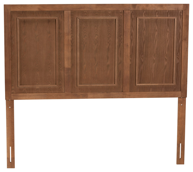 Katrin Ash Walnut Wood Headboard, King - Transitional - Headboards - by ...