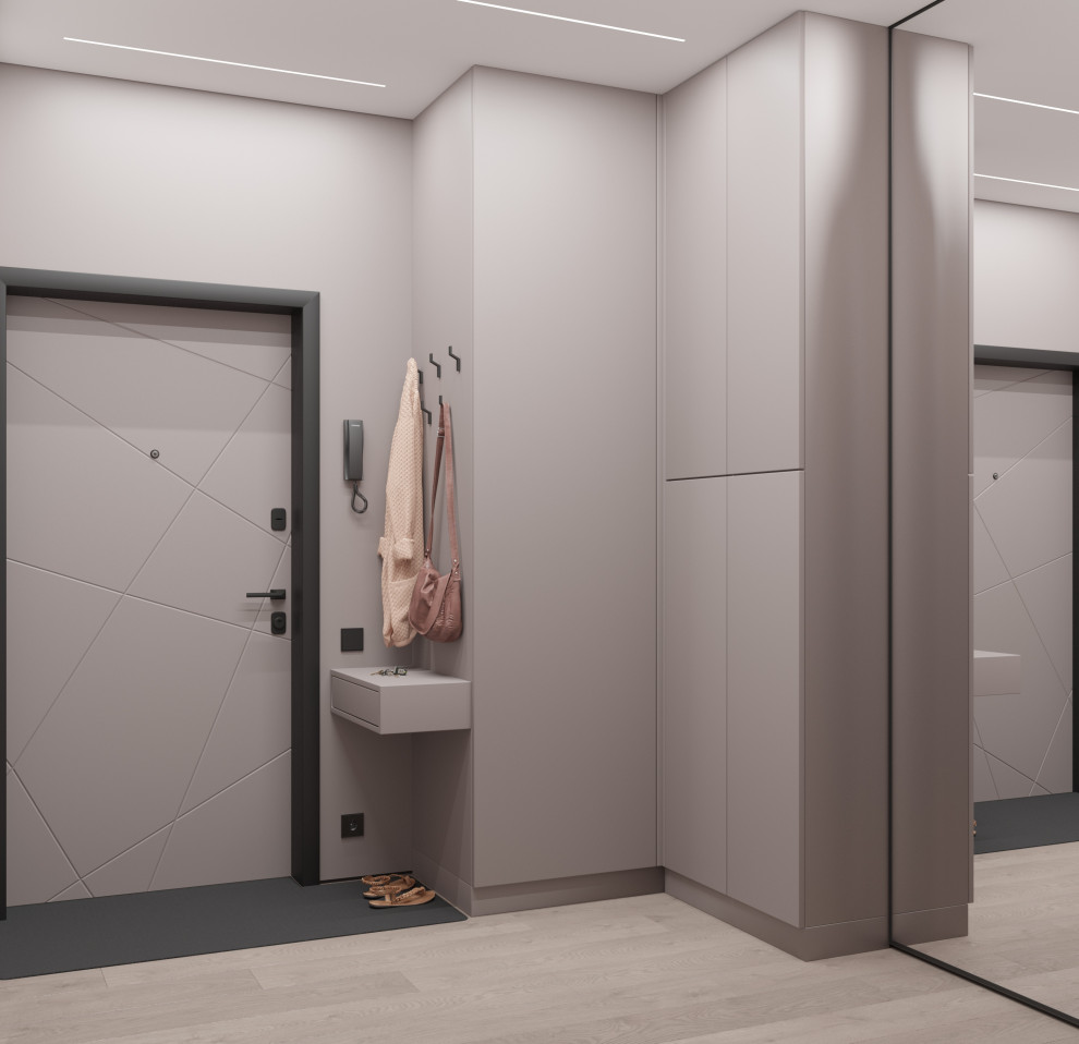 Стильная прихожая в маленькой квартире