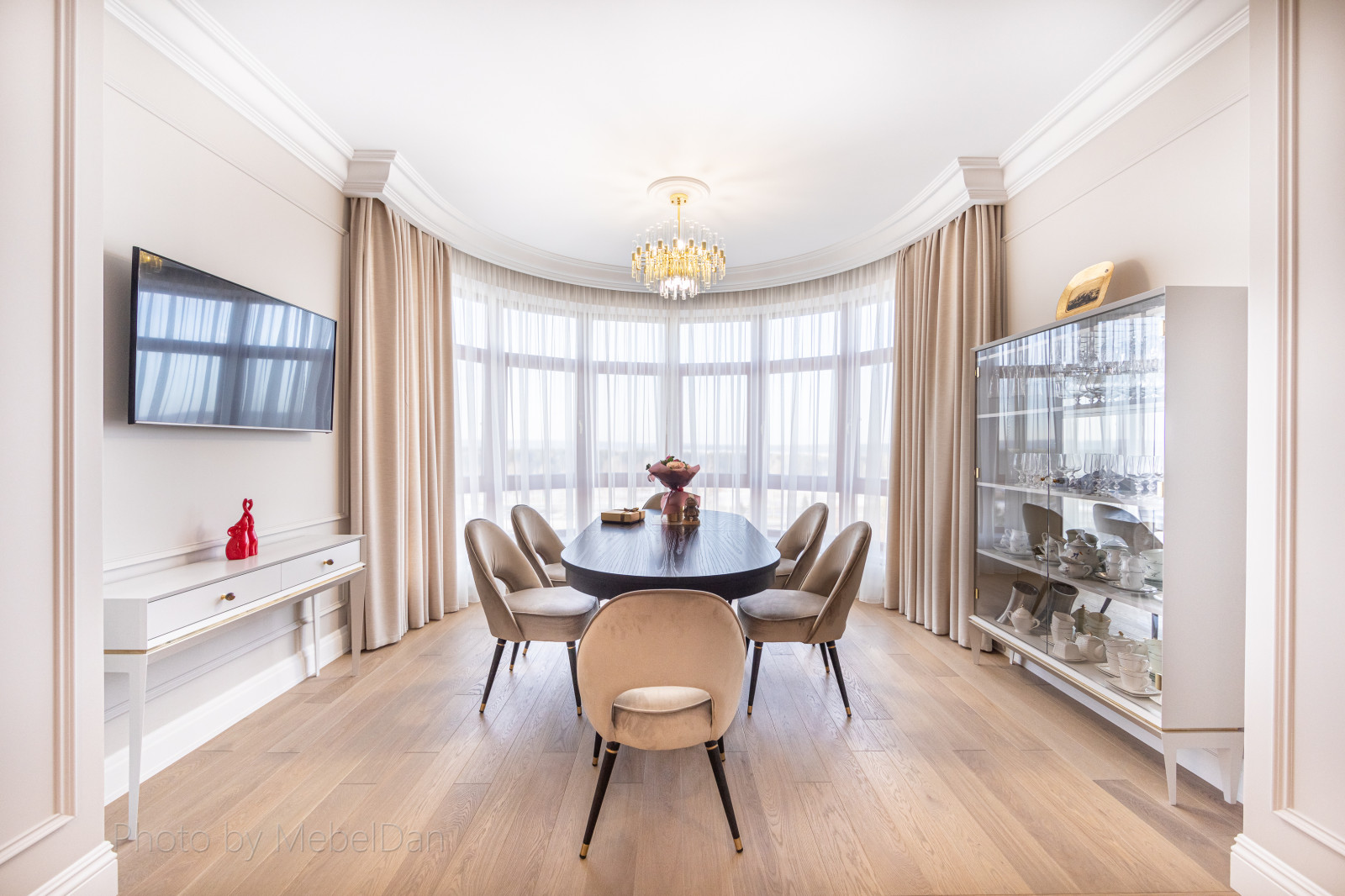 Добротная и умеренная классика на площади 160м2