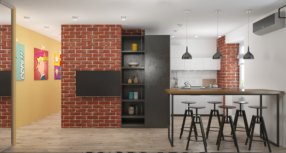 Квартира с элементами Loft и Pop-Art