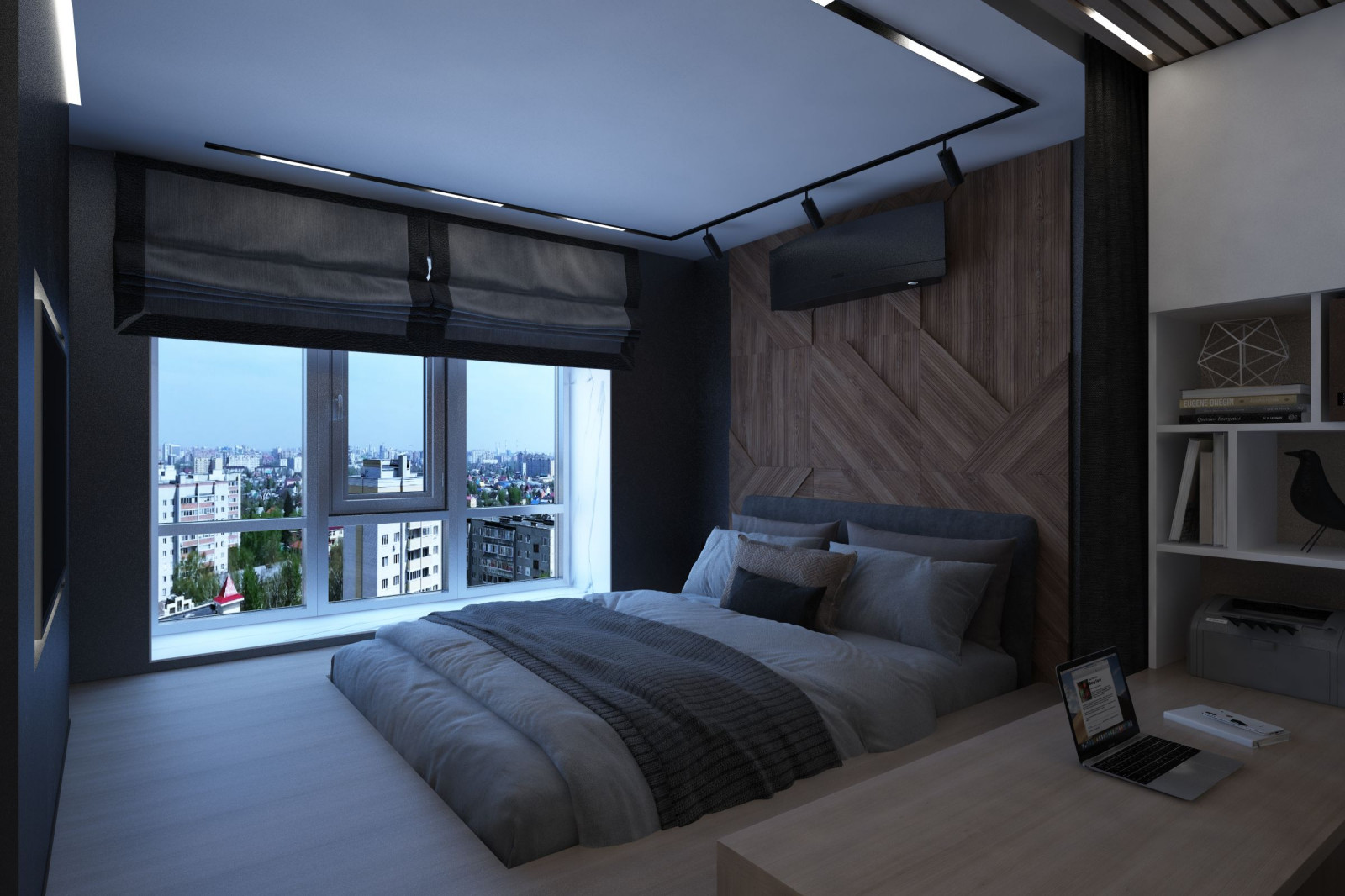 Брутальная квартира для студента, г.Самара