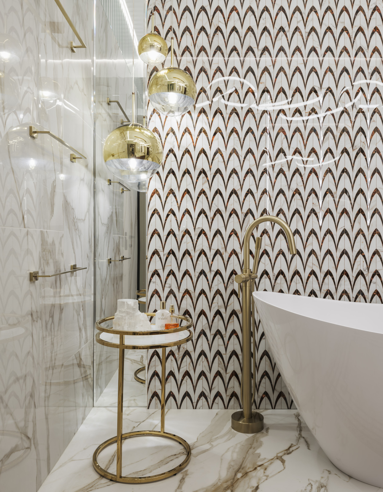 Реализация современной четырехкомнатной квартиры площадью 170 м²