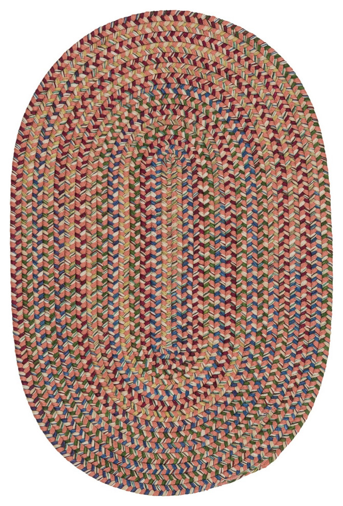 Colonial Mills Worley Oval Braided Rug, 11X14 Contemporary Area