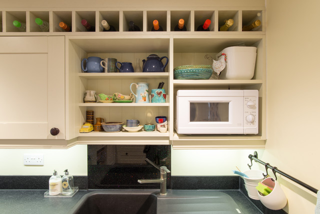 Classic Monochrome traditional-kitchen