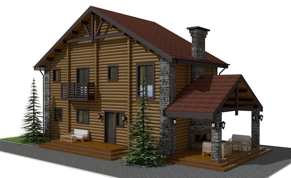 Гостевой двухэтажный дом в п.Терву, респ.Карелия