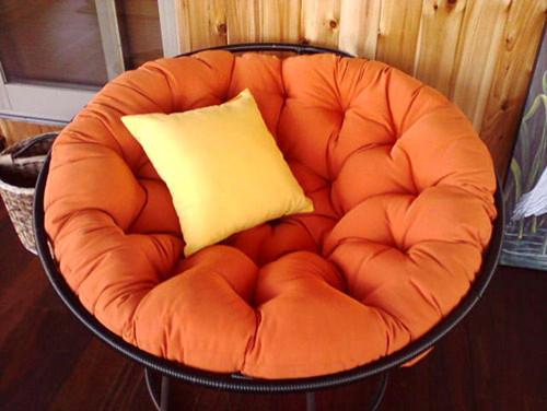 Sunbrella Tuscan Papasan Cushion Traditional Sunroom Other