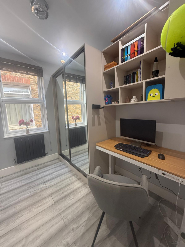 Contemporary home office in Other.