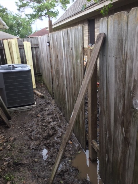 Fallen Fence Repaired