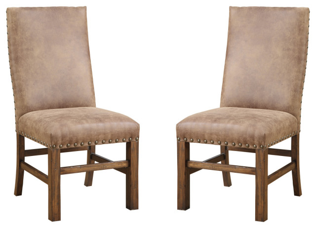 pine upholstered dining chairs