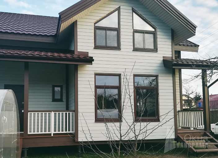 Окна и роллеты в загородный дом, СНТ «Заречье», Кингисеппский район