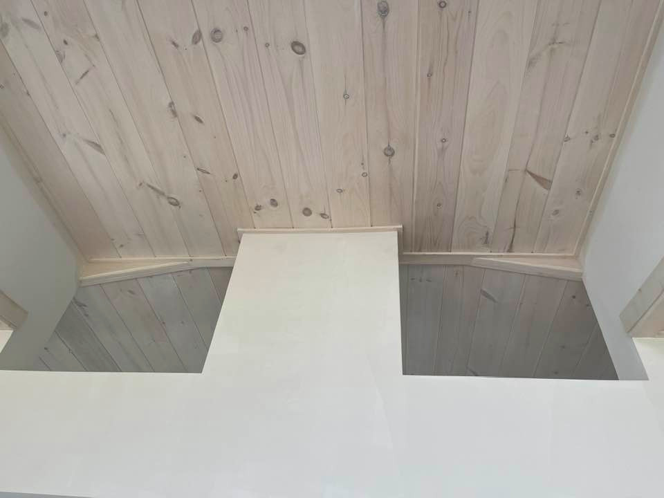 Pickled Pine Vaulted Ceiling