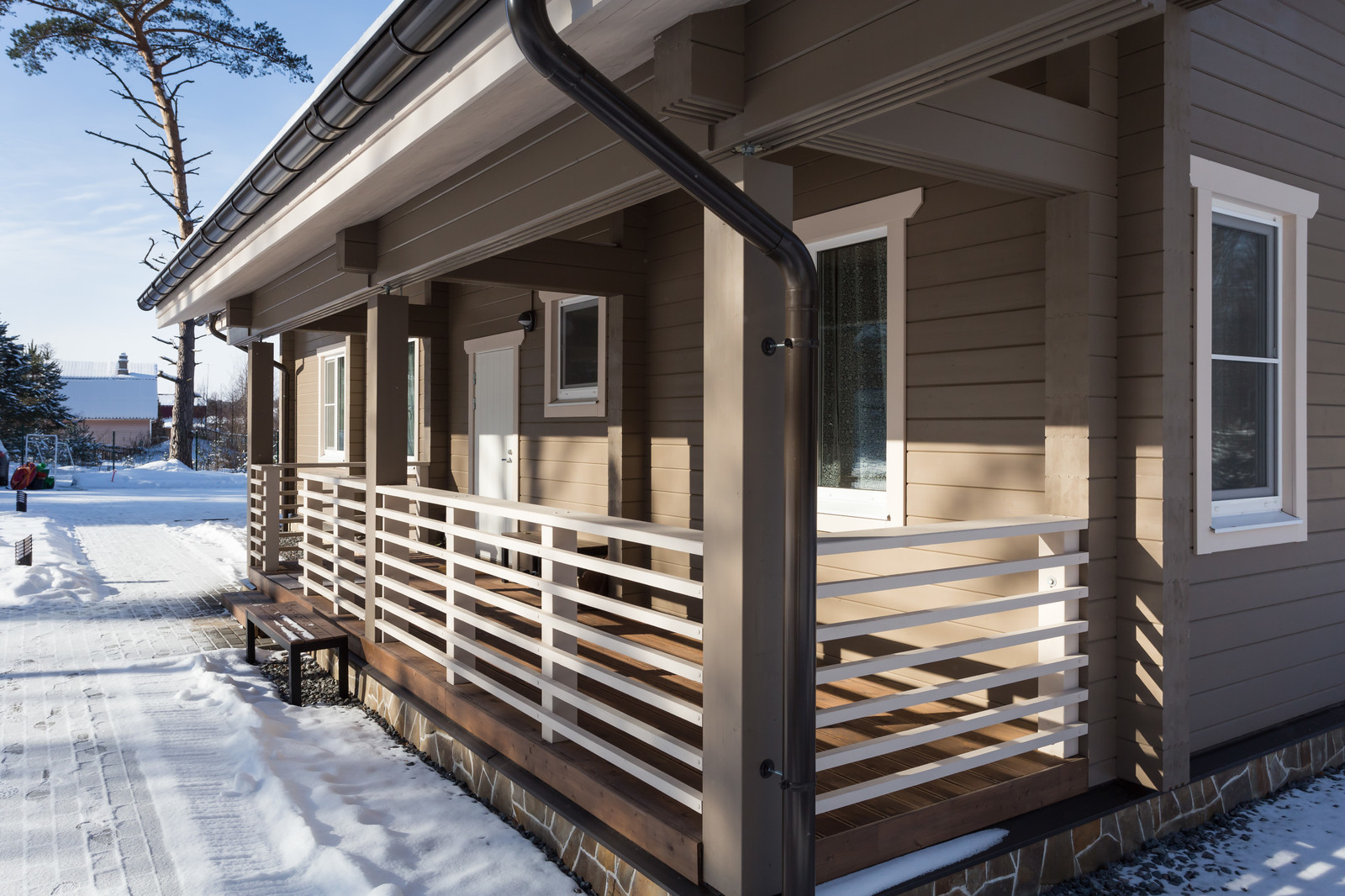 Финский уют - дом из клееного бруса с русской душой