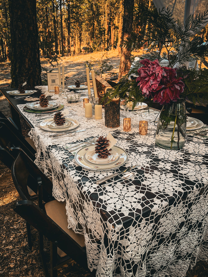 Wedding Design in the Forests of Chelan, WA