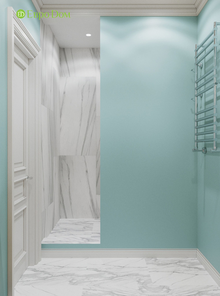 Дизайн четырехкомнатной квартиры 110 кв. м в стиле неоклассика. Фото проекта