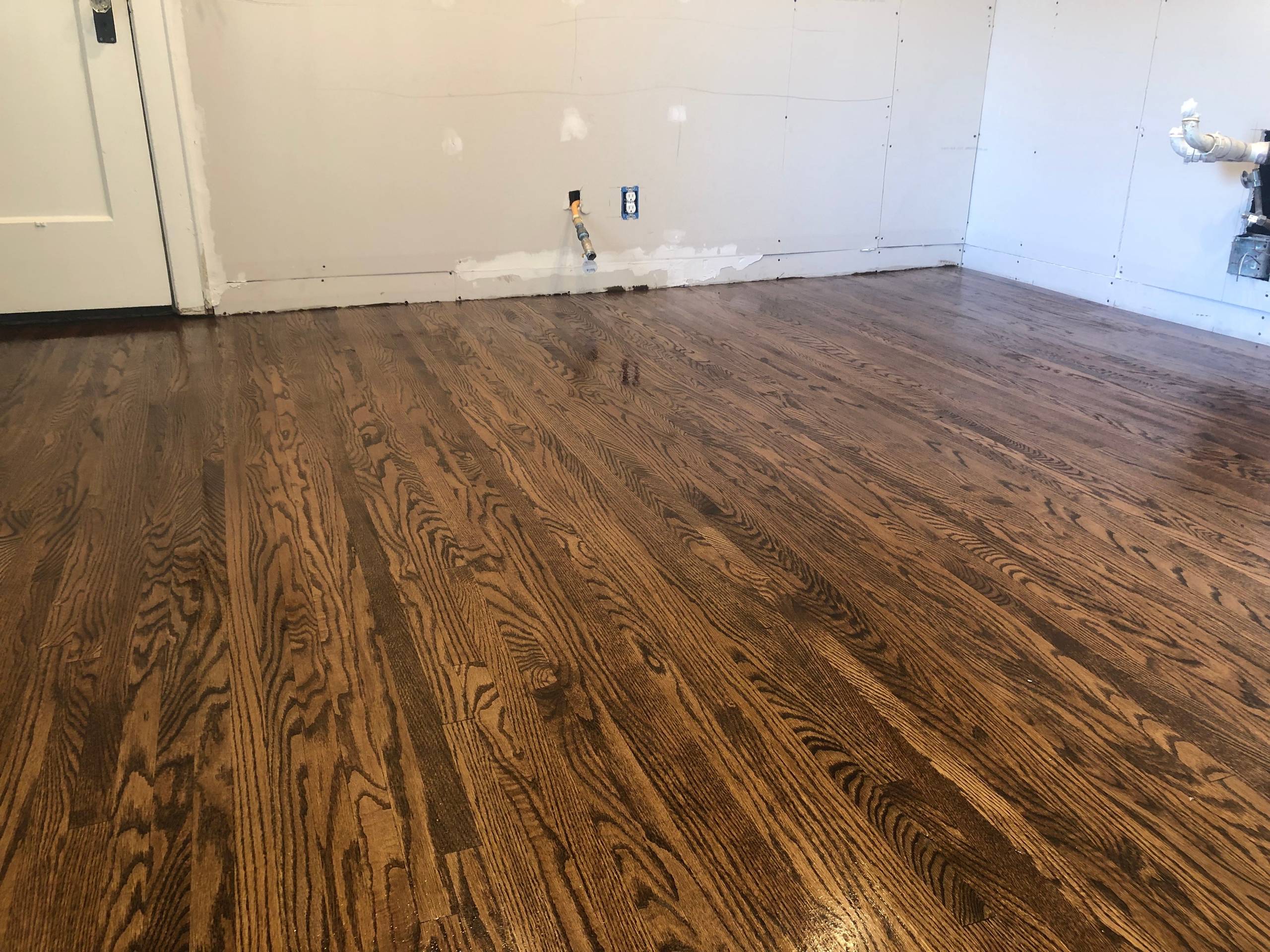 Dark Stained Oak Floor
