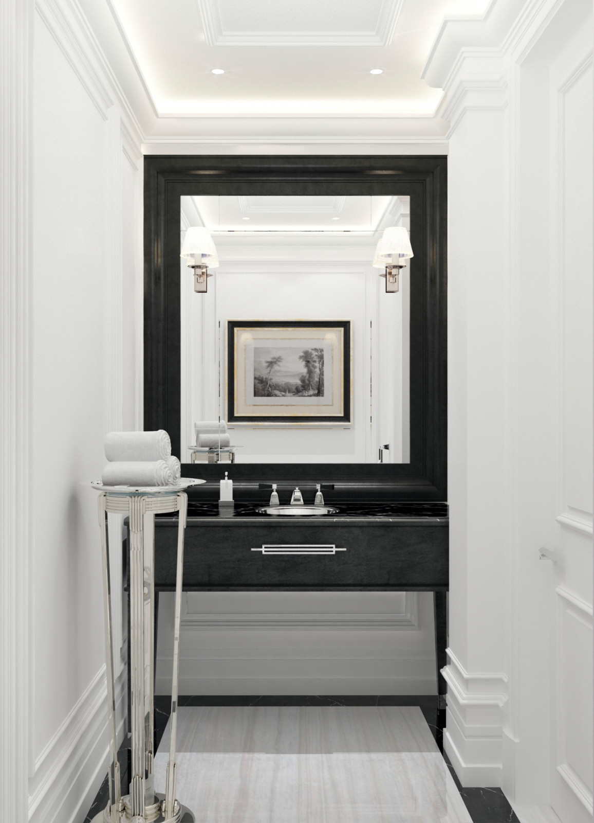 Меблирование загородного дома на рублевском ш