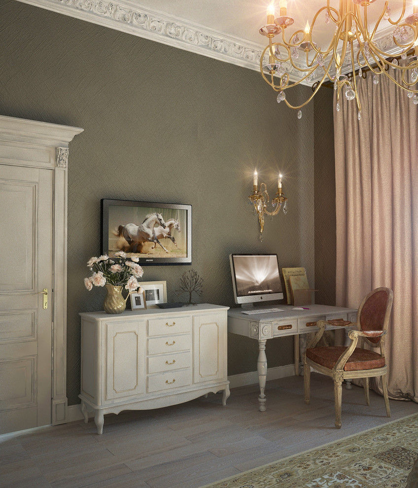 Дом для дружной семьи с тремя детьми в классическом стиле.