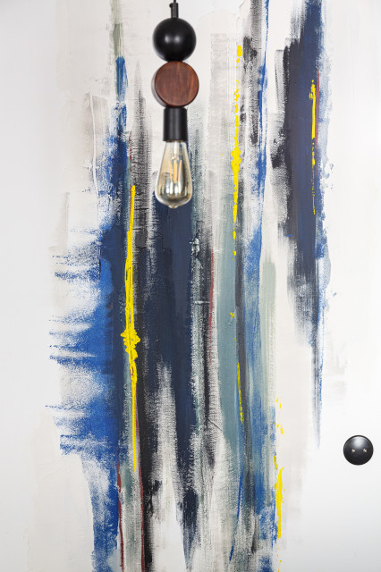 Fresque murale eclectic-family-room