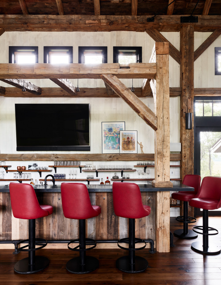 Labor Ipswich - Rustic - Home Bar - Boston - by AG&Co. Interior Design ...