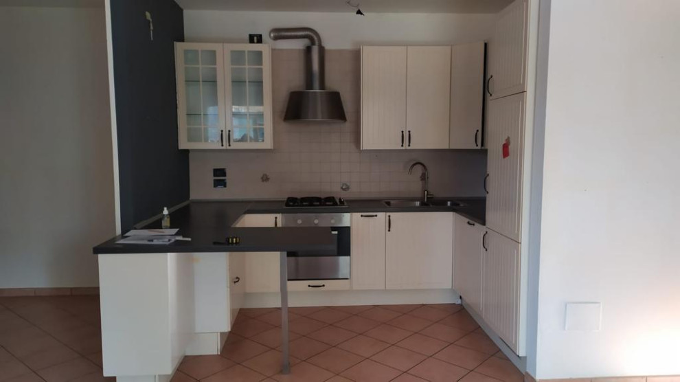 Cucina con un nuovo  restyling