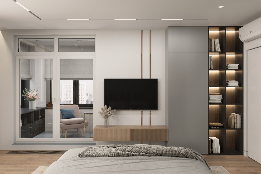 ЖК "Квартал Галактика", квартира в зеленом цвете.