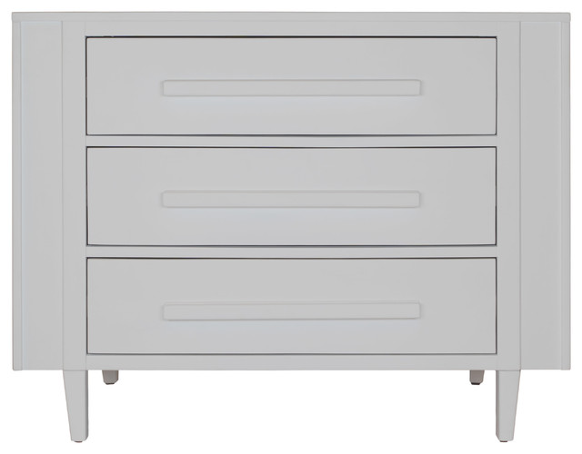 Dot Wooden Baby Change Table Dresser White Contemporary Kids