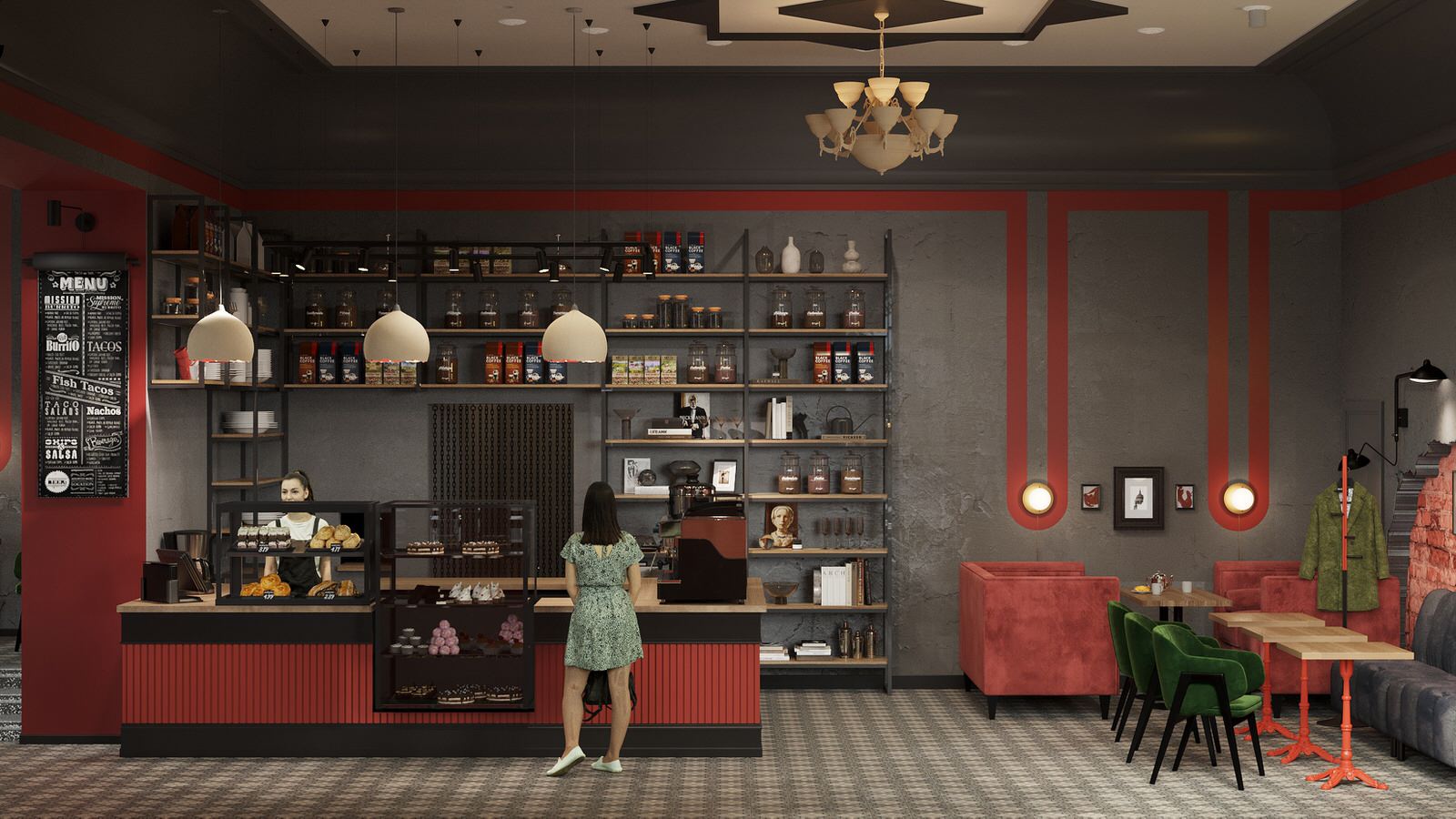 Дизайн-проект кофейни часть 1