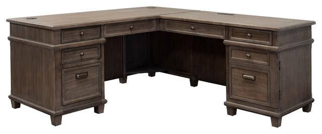 Martin Furniture Carson Desk and Return