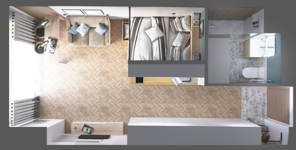 Квартира-студия в ЖК Лайнер